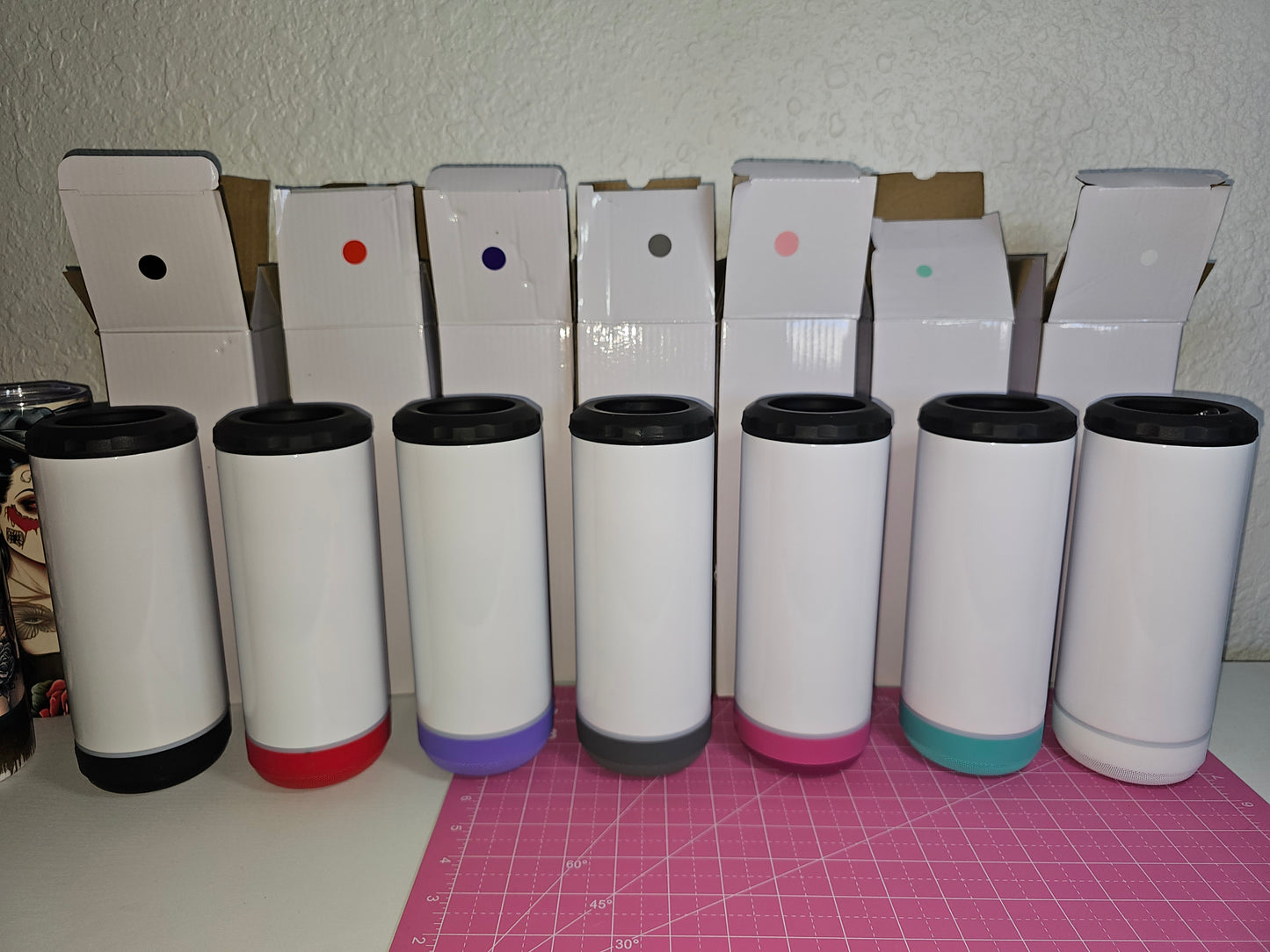 16oz Stainless steel double walled speaker tumbler. Your custom design!