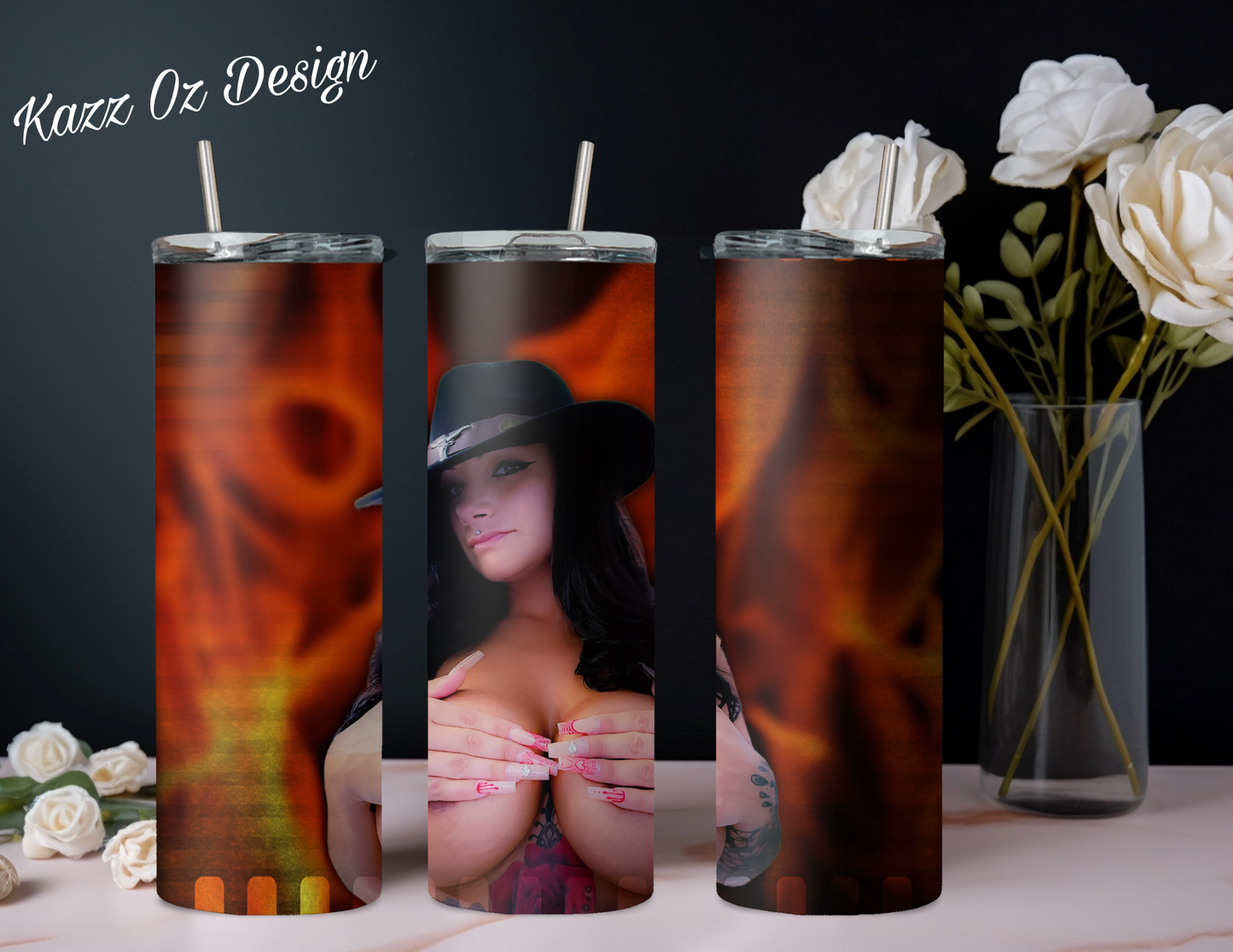 Smokin hot cowgirl vibes Kassie Oz design.