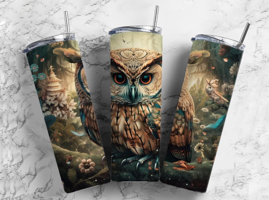 Brown Owl Tumbler